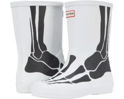 Hunter Kids Original First Classic Skeleton Print Wellington Boots (Toddler/Little Kid)