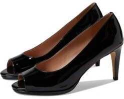 Cole Haan Drado Peep-Toe Platform Pump 80 Mm